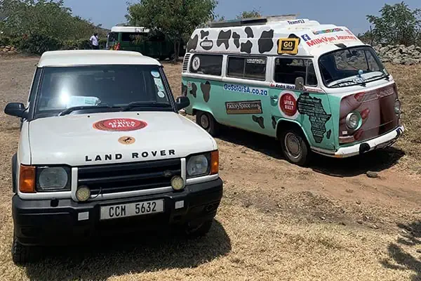 Landrover and Milkvan