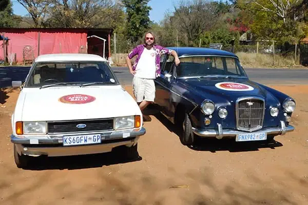 Standing Next to my Cortina & Wolseley