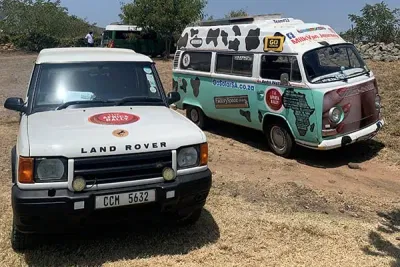 Landrover and Milkvan